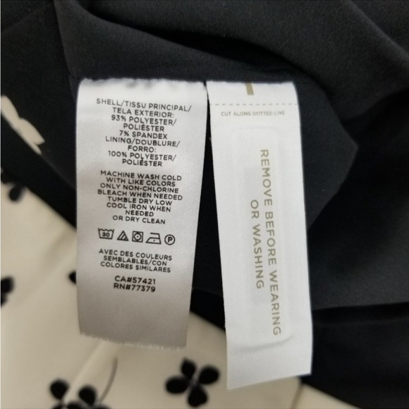 Ann Taylor Black and White Floral Dress - Picture 5 of 8